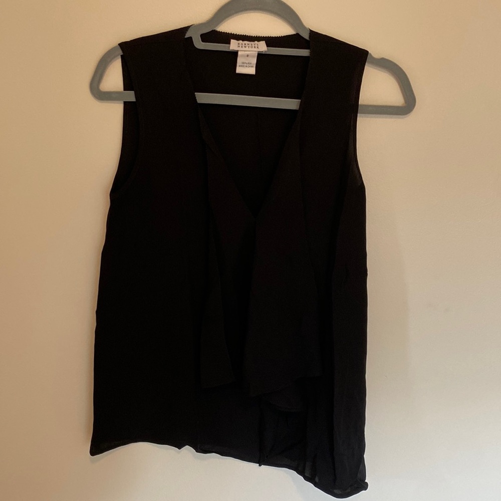 Simple asymmetrical top (Barnes New York). Perfect for work, dress down or up!